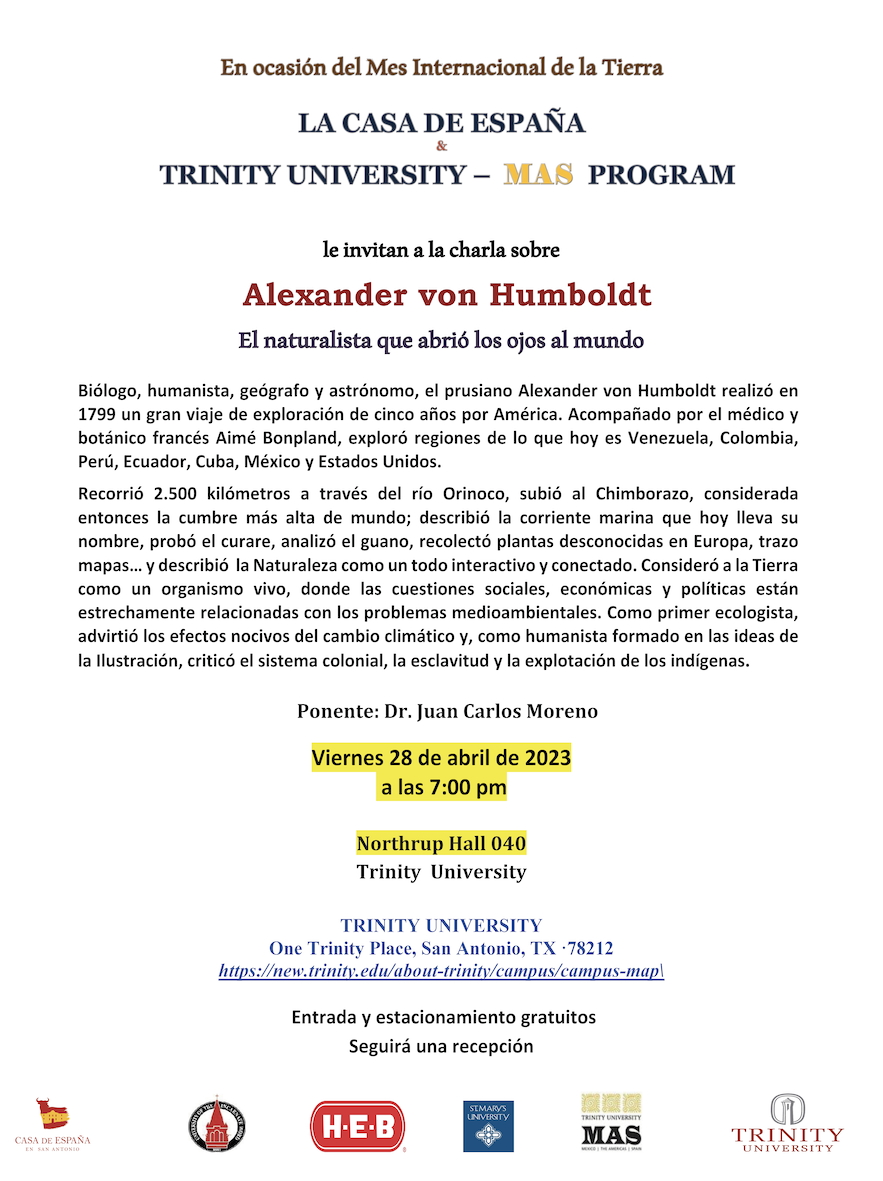 Conferencia Sobre Alexander von Humboldt