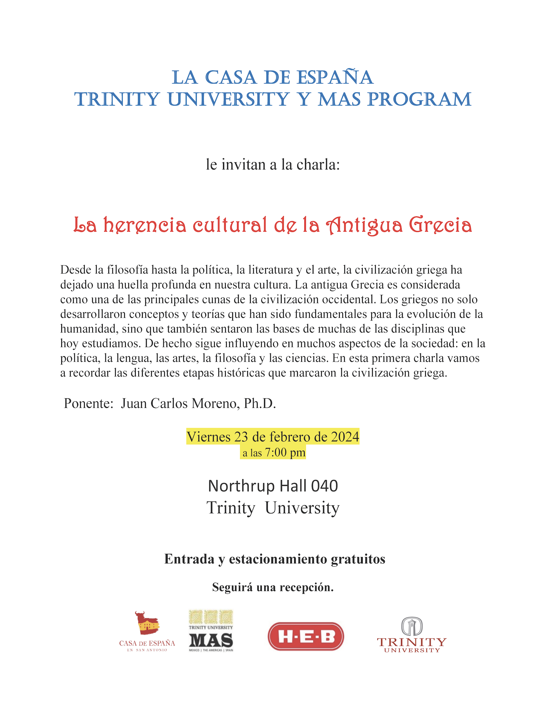 Conferencia Sobre La Antigua Grecia
